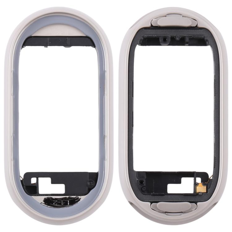 Cornice con schermo LCD originale e placca della ghiera in ceramica per Xiaomi Band 10, For Xiaomi Smart Band 10 Ceramic (Grey White), For Xiaomi Smart Band 10 Ceramic (Purple)