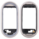 Cornice con schermo LCD originale e placca della ghiera in ceramica per Xiaomi Band 10, For Xiaomi Smart Band 10 Ceramic (Grey White), For Xiaomi Smart Band 10 Ceramic (Purple)