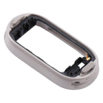 Cornice con schermo LCD originale e placca della ghiera in ceramica per Xiaomi Band 10, For Xiaomi Smart Band 10 Ceramic (Grey White), For Xiaomi Smart Band 10 Ceramic (Purple)