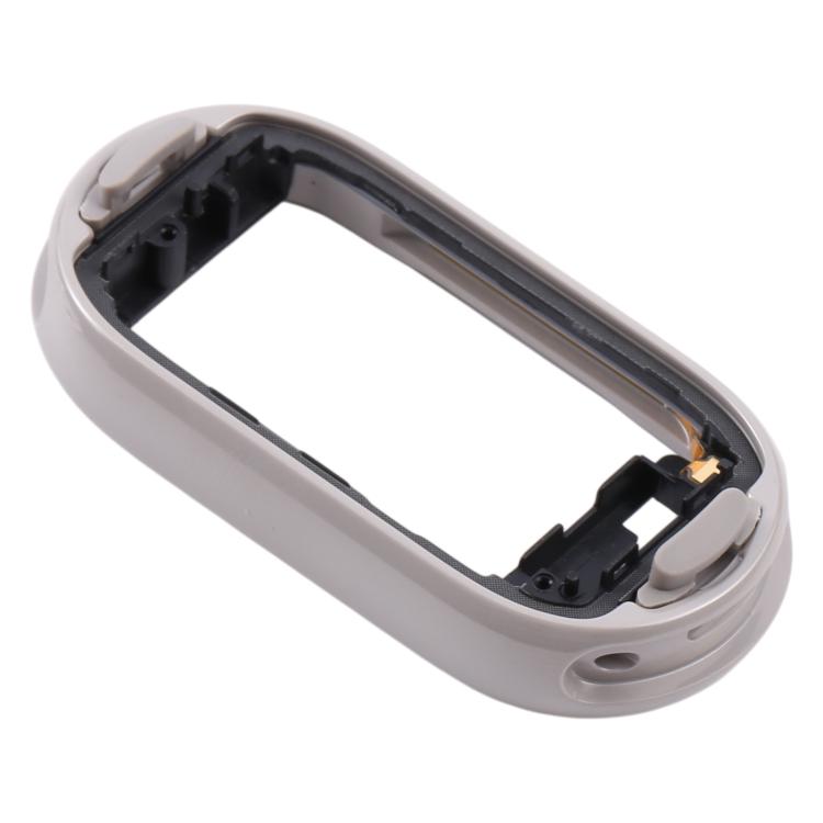Cornice con schermo LCD originale e placca della ghiera in ceramica per Xiaomi Band 10, For Xiaomi Smart Band 10 Ceramic (Grey White), For Xiaomi Smart Band 10 Ceramic (Purple)