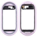 Cornice con schermo LCD originale e placca della ghiera in ceramica per Xiaomi Band 10, For Xiaomi Smart Band 10 Ceramic (Grey White), For Xiaomi Smart Band 10 Ceramic (Purple)