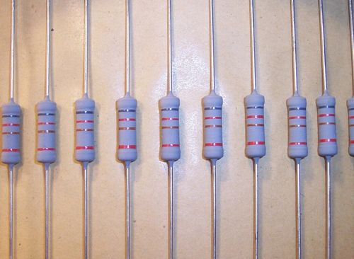 Resistenza 1,5 Kohm 2W 10% - confezione 10 pezzi