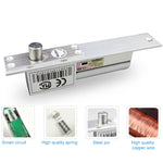 Serratura elettrica da infilare 12V con bullone in acciaio inox - immagine 3