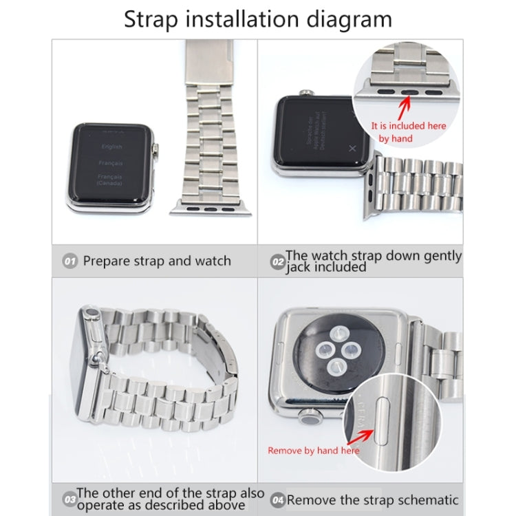 Cinturino metallo per Apple Watch 42 mm Silver