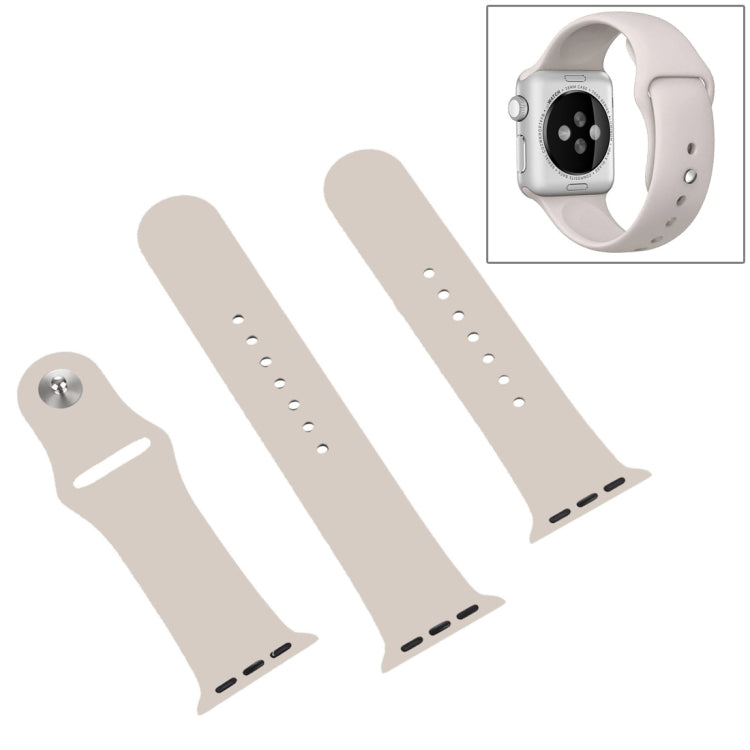 Cinturino sportivo in gomma per Apple Watch 38-41 mm verde