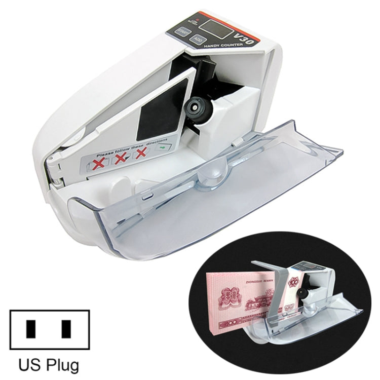 V30 Mini Contasoldi portatile multibanconota US Plug