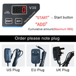 V30 Mini Contasoldi portatile multibanconota US Plug