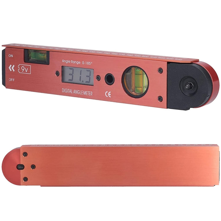 Misuratore angolare digitale con livella a bolla e display LCD - immagine 3