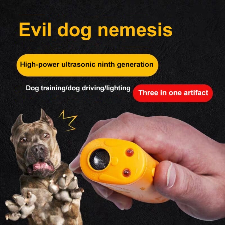 Dispositivo 3 in 1 per addestramento e allontanamento cani
