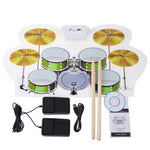 MD-1008 Kit di batteria morbida avvolgibile MIDI USB 2.0, dimensioni: 46 x 31 cm, Electronic Drum  MD-1008
