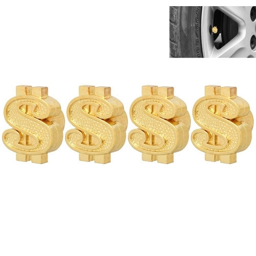 Cappucci universali per valvole pneumatici auto 8 mm 4 pz