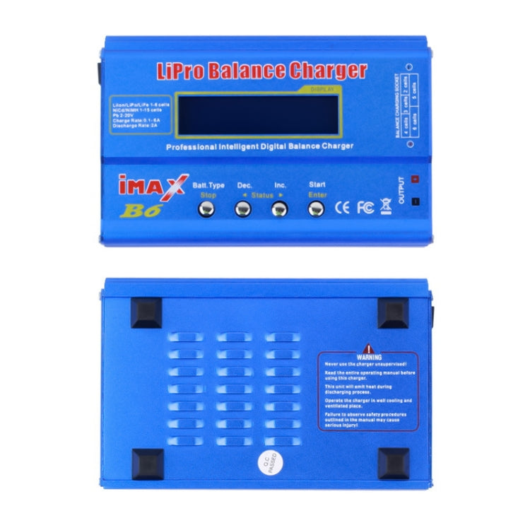Caricabatterie bilanciato per batteria Lipo NiMh RC LCD digitale iMax B6, J502