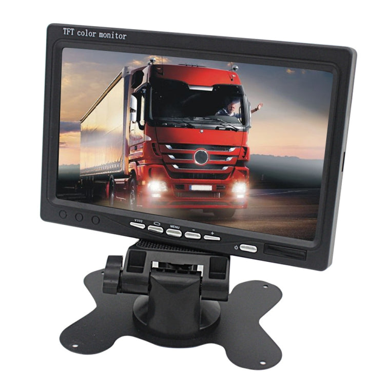 Monitor auto 7 pollici doppio ingresso video con telecomando