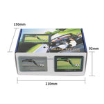 Monitor auto 7 pollici doppio ingresso video con telecomando