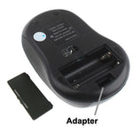 Mouse ottico wireless 2,4 GHz con ricevitore USB