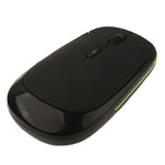Mouse wireless ultrasottile 2,4 GHz nero e argento