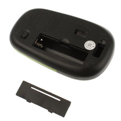 Mouse wireless ultrasottile 2,4 GHz nero e argento