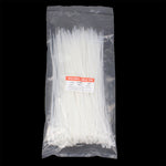 Fascette fermacavi in nylon 4mm x 250mm bianche 500 pezzi