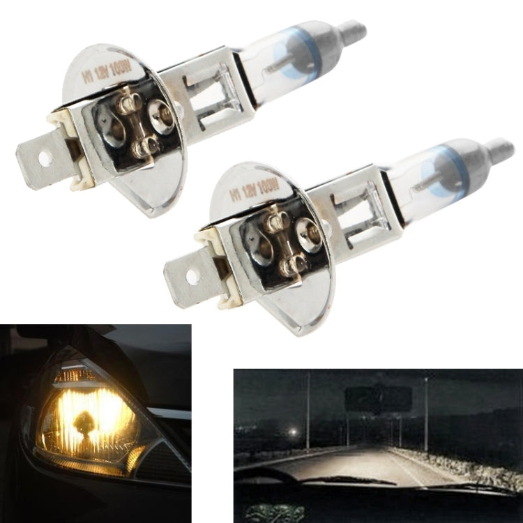 Lampadine Xenon H1 12V 55W 4300K 1600lm Bianco Caldo