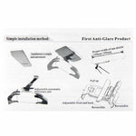 Visiere parasole antiriflesso 2 in 1 per auto HD