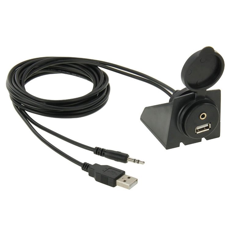 Cavo prolunga USB 2.0 e jack 3,5 mm maschio-femmina 2m