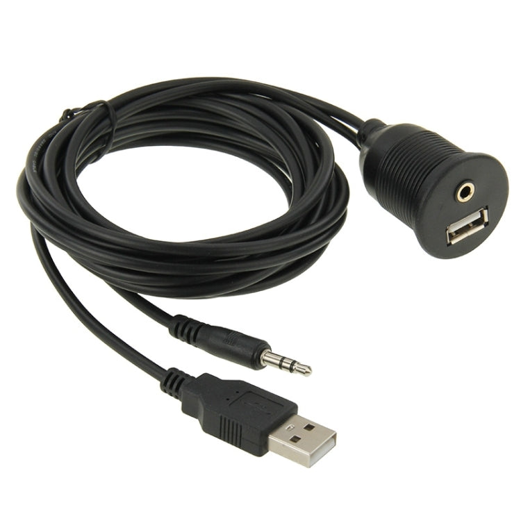 Cavo prolunga USB 2.0 e jack 3,5 mm maschio-femmina 2m