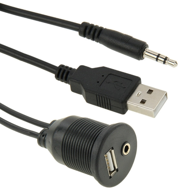 Cavo prolunga USB 2.0 e jack 3,5 mm maschio-femmina 2m