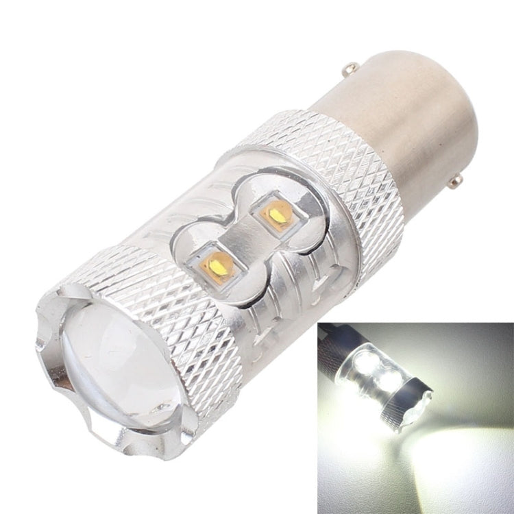 Lampadina LED 1157 BAY15D 50W luce bianca 6500K auto