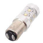 Lampadina LED 1157 BAY15D 50W luce bianca 6500K auto