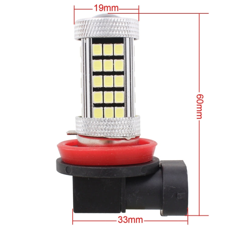 Fendinebbia auto H11 12,6W 66 LED luce bianca 6500K