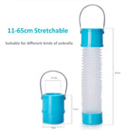 Portaombrello estensibile impermeabile per auto 11-65 cm