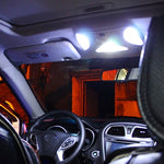 Lampadine LED auto 31 mm 6 LED luce bianca 12V