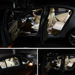 Lampadine LED auto 31 mm 6 LED luce bianca 12V