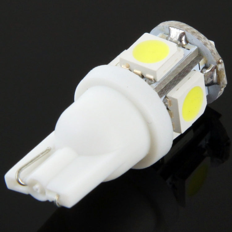 Lampadina segnalazione auto T10 5 LED 5050 SMD vari colori