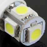 Lampadina segnalazione auto T10 5 LED 5050 SMD vari colori