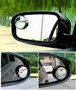 Specchio punto cieco auto rotondo diametro 5,6 cm 2 pezzi