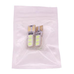 Luce stop LED T10 2W blu ghiaccio 12V per veicoli