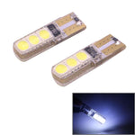 Luce stop LED T10 2W blu ghiaccio 12V per veicoli