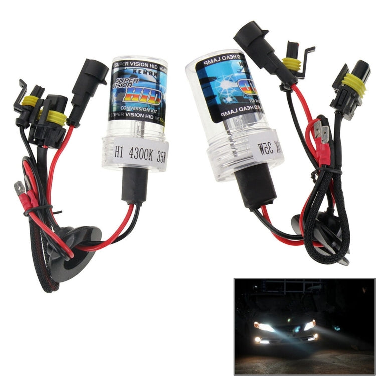 Lampada frontale Xenon HID 35W 4300K DC12V H1 doppia