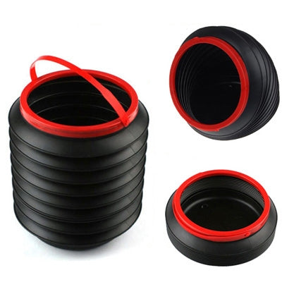 Contenitore pieghevole Magic per auto 4 litri nero
