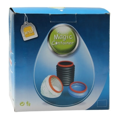 Contenitore pieghevole Magic per auto 4 litri nero