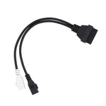 Cavo diagnostico OBDII 2x2 pin a 16 pin per Audi