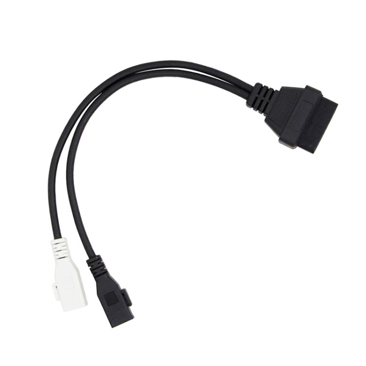 Cavo diagnostico OBDII 2x2 pin a 16 pin per Audi