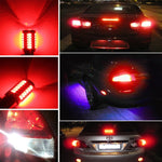 Lampadine LED rosse 1157 BAY15D 16.5W luce freno auto