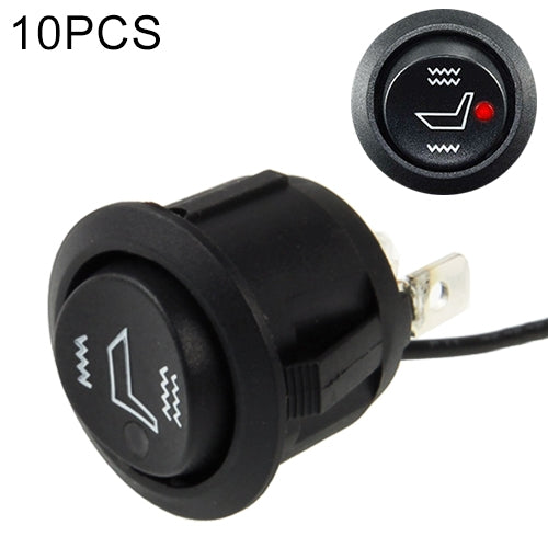 Interruttore riscaldamento cuscino seggiolino auto 12V 10A