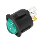 Interruttore a bilanciere DC 12V per veicoli 5 pezzi