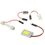 Lampada LED interna auto 5W T10 con adattatore BA9S