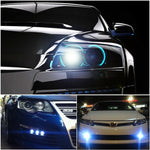 Set 2 LED Eagle Eye 2,5 pollici 10W 900LM bianco e giallo