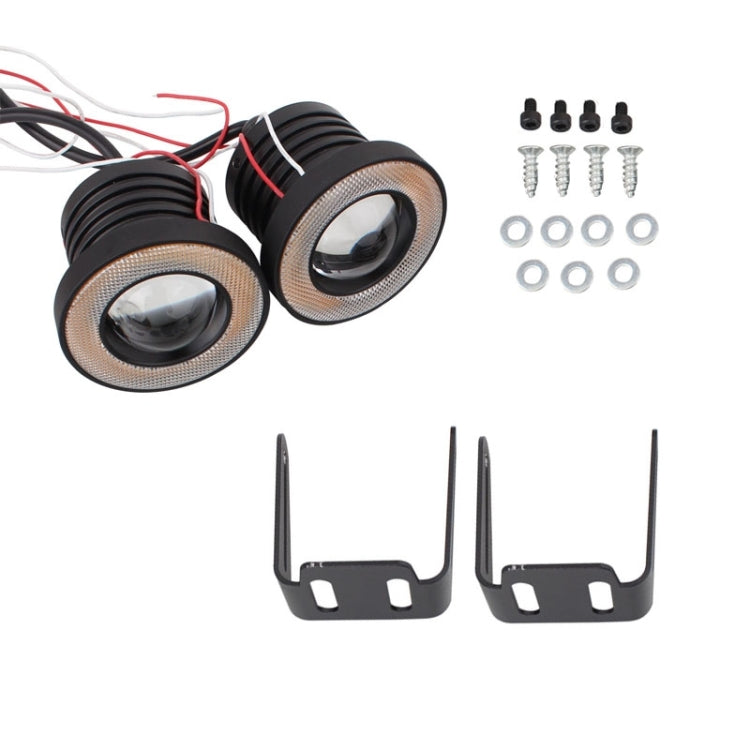 Set 2 LED Eagle Eye 2,5 pollici 10W 900LM bianco e giallo