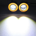 Set 2 LED Eagle Eye 2,5 pollici 10W 900LM bianco e giallo